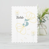 Carte de table Mariage d'amour infini (Debout devant)