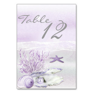 Carte de table Mariage de l'orchidée Dream Shore B