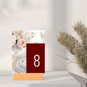 Carte de table Mariage de style Magazine personnal