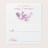 Carte de table Mariage Floral Roses Jaunes Moderne (Outside Unfolded)