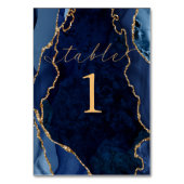 Carte de table marine, marbre et or (Par défaut)