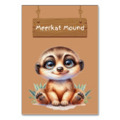 Carte de table Meerkat (Dos)