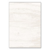 Carte de table moderne en bois (Dos)