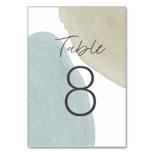 Carte de table moderne Serenity