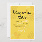 Carte de table Oh Babee Mom-osa Bar (Devant)