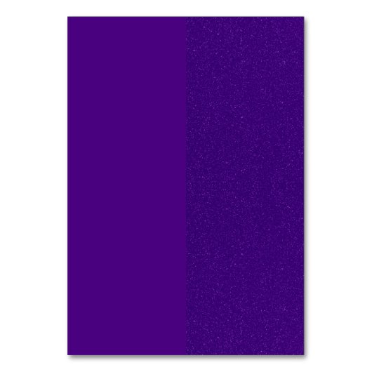 Carte de Table Pailletée Double Violet – Personnal (Par défaut)
