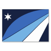 Carte de table patriotique avec Drapeau de Columbi (Dos)