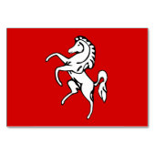 Carte de table patriotique avec Drapeau de Kent, A (Dos)