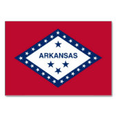 Carte de table patriotique avec Drapeau de l'Arkan (Dos)