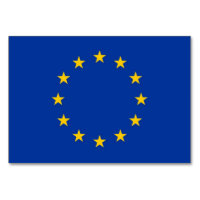 Carte de table patriotique avec Drapeau de l'Union