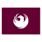 Carte de table patriotique avec Drapeau de Phoenix (Dos)