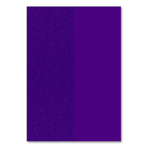Carte de table personnalisée avec strass violet do