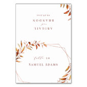 Carte de table pliable géométrique à feuillage mod (Par défaut)