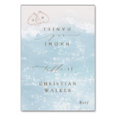 Carte de table pliable Modern Script Hearts Beach (Par défaut)