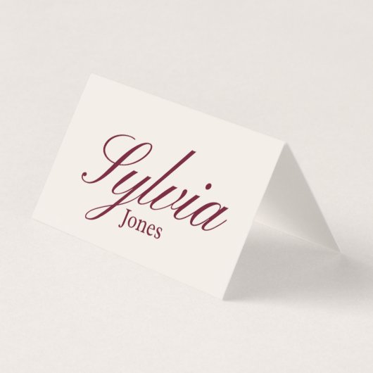 Carte de table pliable pour mariage, fiançailles (Front)