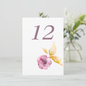 Carte de table Plumrose (Debout devant)