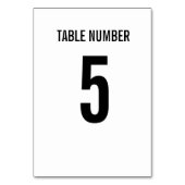 Carte de table pour le dîner de répétition à un jo (Dos)