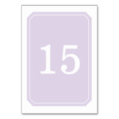 Carte de table Purple Simply Elegant (Dos)