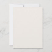 Carte de table réservée pour mariage classique ivo (Dos)