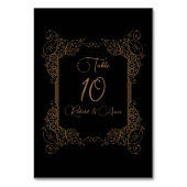 Carte de table romantique vintage steampunk conte (Par défaut)