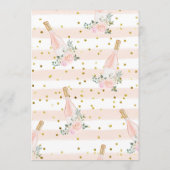 Carte de table Rosé All Day Fête des mariées (Dos)