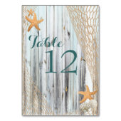 Carte de table Rustic Beach Starfish (Par défaut)