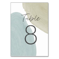 Carte de table Sérénité moderne