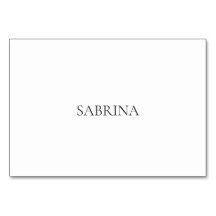 Carte de table simple moderne plate