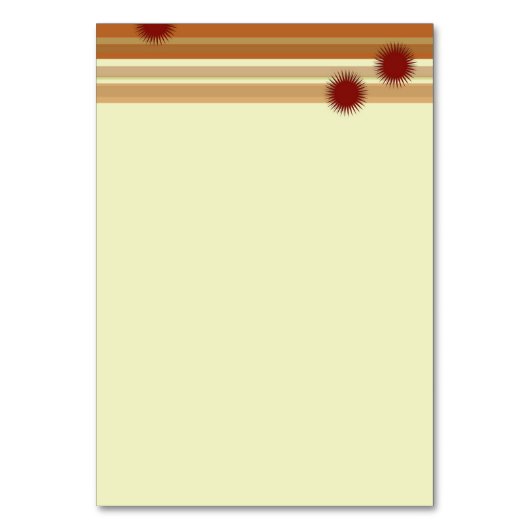 CARTE DE TABLE SPÉCIALE Artiste créé teintes de cr (Dos)