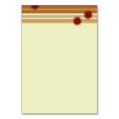 CARTE DE TABLE SPÉCIALE Artiste créé teintes de cr (Par défaut)