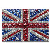 Carte de table spéciale aux couleurs britanniques (Dos)