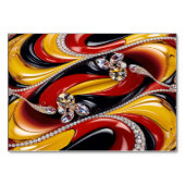 Carte de table spéciale avec couleurs belges (Dos)