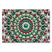 Carte de table spéciale avec couleurs italiennes (Dos)