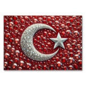 Carte de table spéciale avec couleurs turques (Dos)