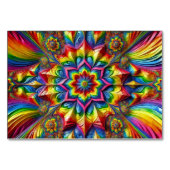 Carte de table spéciale avec LGBTQ Coloris Design (Dos)