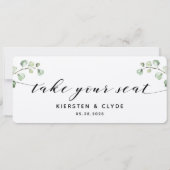 Carte de table supérieure en calligraphie noire su (Dos)