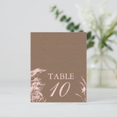 Carte de table Sweet Automne Bride 2 (Debout devant)
