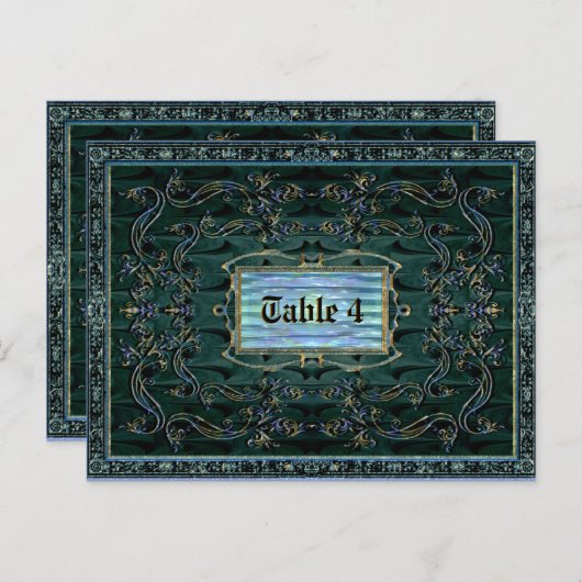 Carte de table TriompheL Marda (Devant / Derrière)