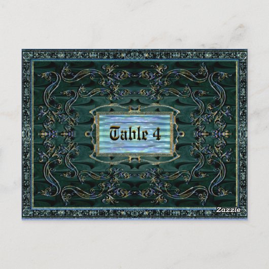 Carte de table TriompheL Marda (Dos)