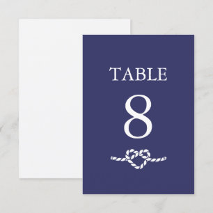 Carte de Table Tying The Knot