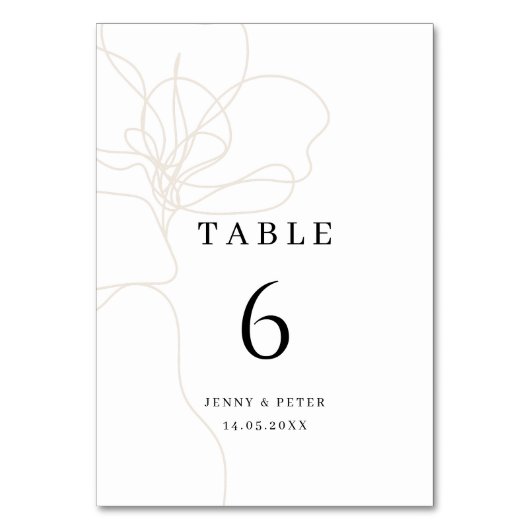 Carte de tableau à fleurs dessinée à la main illus (Par défaut)