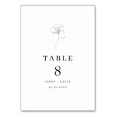 Carte de tableau à fleurs dessinée à la main illus (Dos)