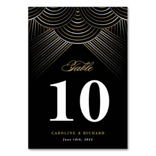 Carte de tableau Black Gold Art Déco