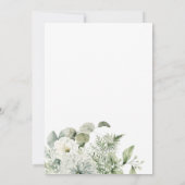 Carte de tableau de bord de table verte Dusty Sage (Dos)