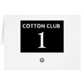 Carte de Tableau de club de coton (Dos Horizontal)