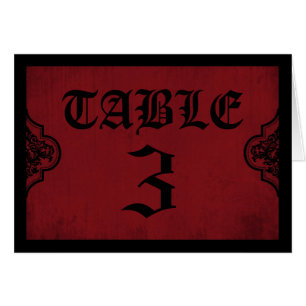 Carte de Tableau de jeune mariée de vampire