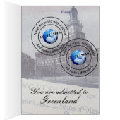 Carte de Tableau de mariage de bat mitzvah de (Intérieur (Droit))