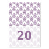 Carte de tableau Flèches Tribales Violettes (Dos)