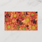 Carte de tableau Fleurs d'automne (Dos)