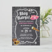 Carte de tableau noir pour fête d'anniversaire de (Debout devant)